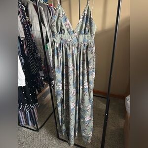 Floral spaghetti strap dress